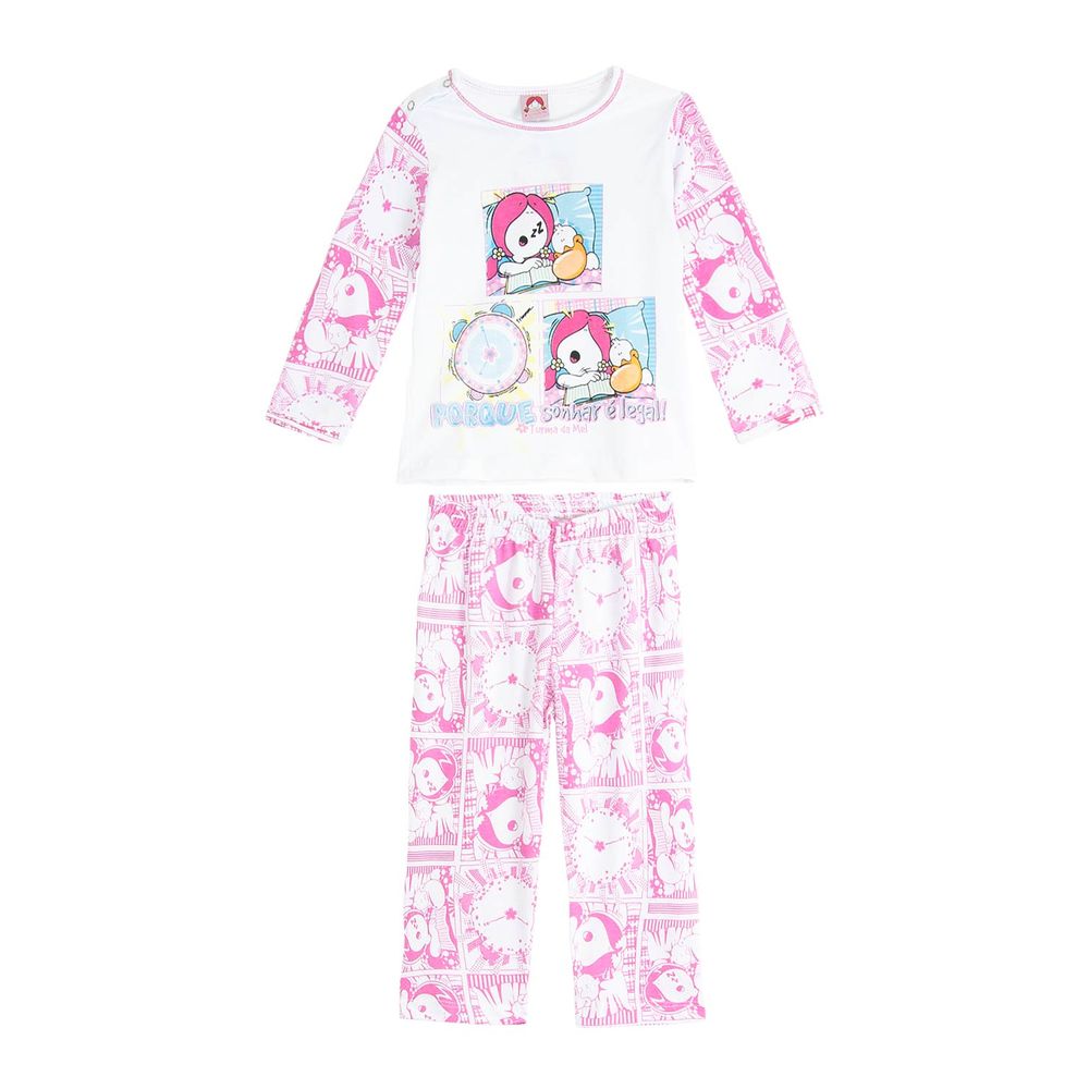 Pijama-Infantil-Feminino-Turma-da-Mel-Longo