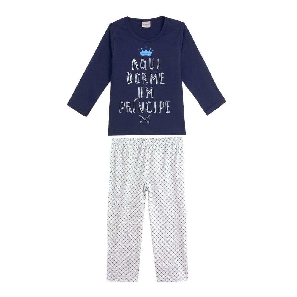 Pijama-Infantil-Masculino-Lua-Encantada-Longo-Principe