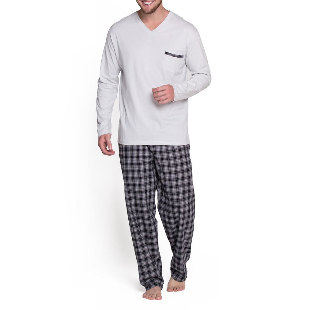 Pijama-Masculino-Podiun-Calca-Flanelada-Xadrez