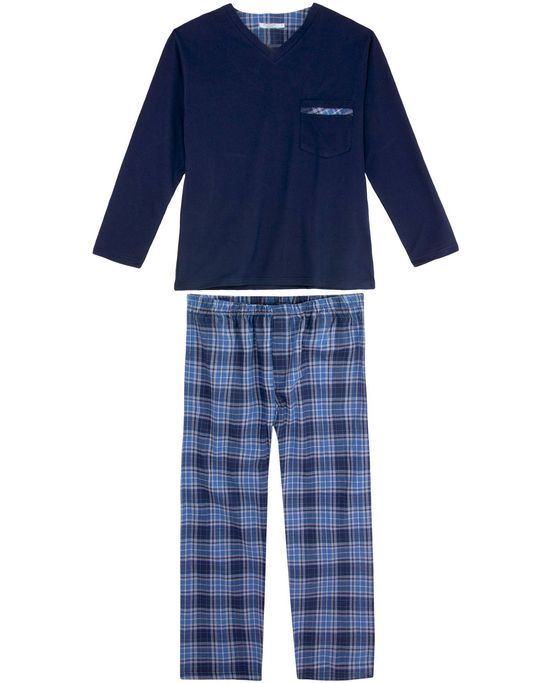 Pijama-Masculino-Podiun-Bolso-Calca-Xadrez