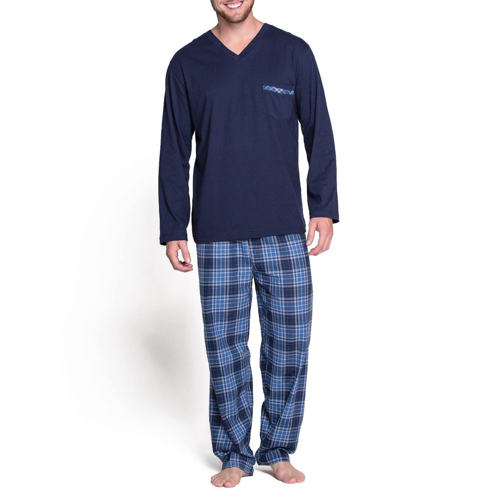 Pijama-Masculino-Podiun-Bolso-Calca-Xadrez