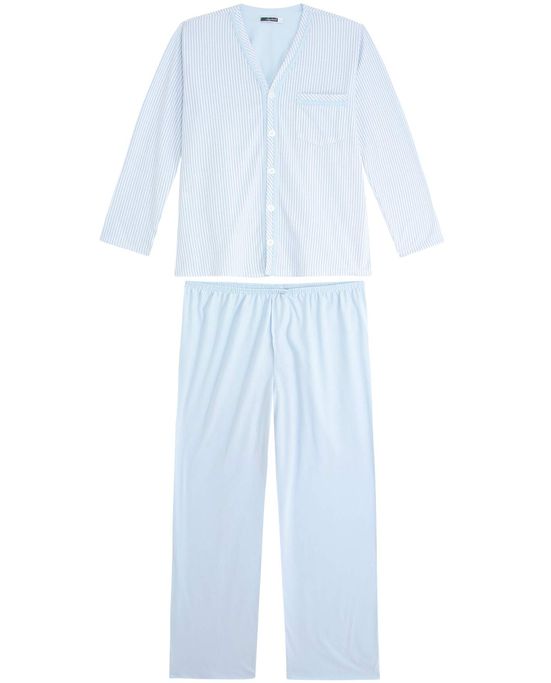 Pijama-Plus-Size-Masculino-Lua-Cheia-Longo-Aberto