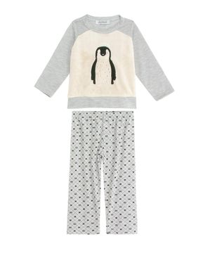 Pijama-Infantil-Feminino-Lua-Cheia-Longo-Pinguim