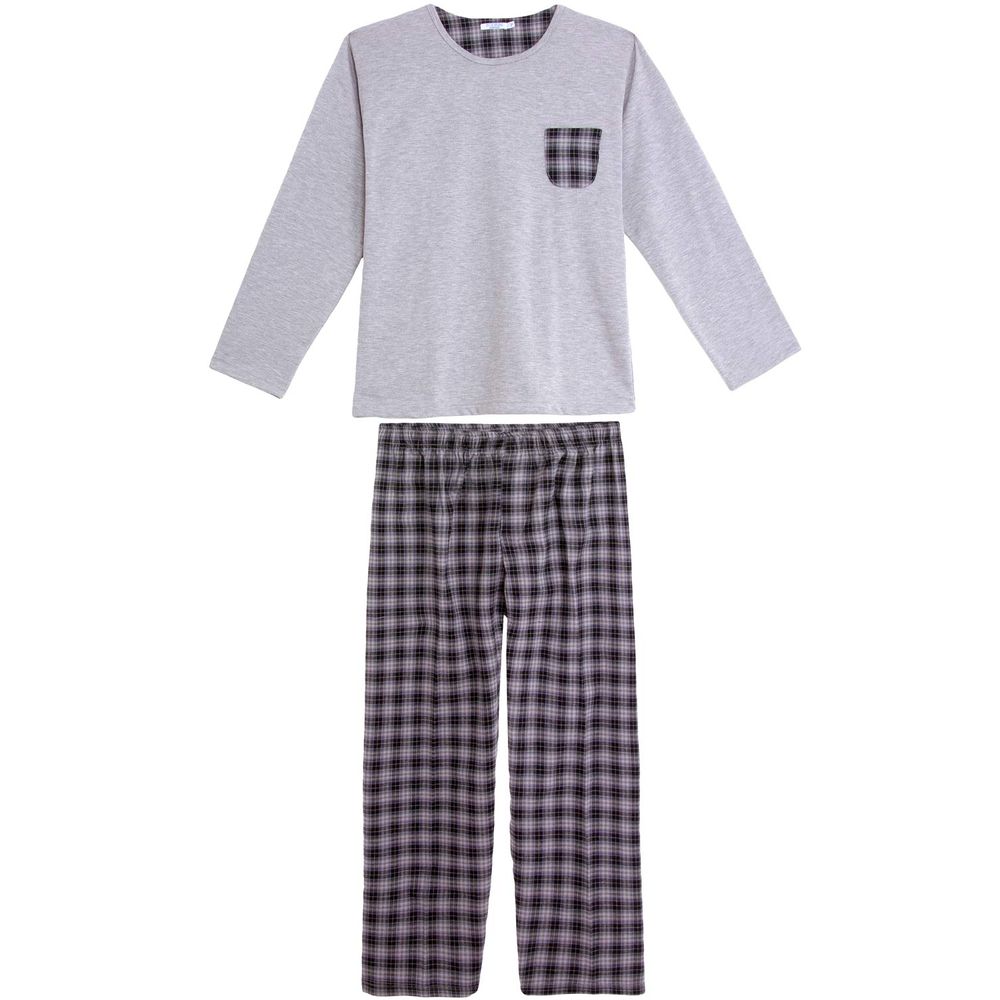 Pijama-Masculino-Podiun-Moletinho-Calca-Flanela