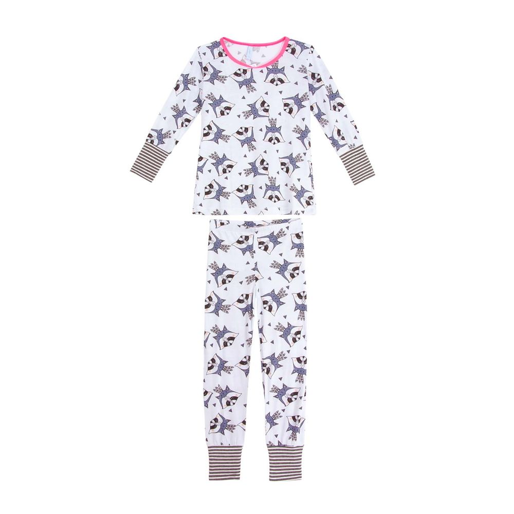 Pijama-Infantil-Feminino-Joge-Viscolycra-Guaxinim