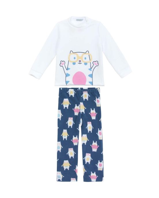 Pijama-Infantil-Feminino-Dedeka-Soft-Gatinho