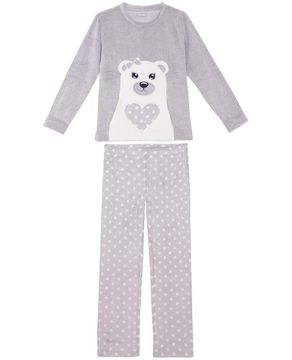Pijama-Feminino-Lua-Encantada-Longo-Soft-Ursa