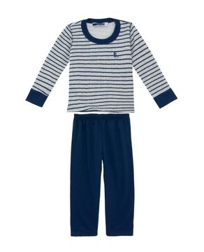 Pijama-Infantil-Masculino-Lua-Cheia-Flanelado-Listras