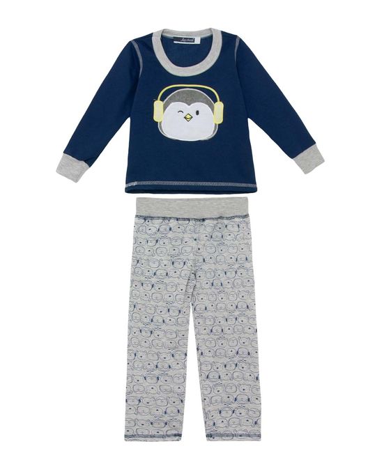 Pijama-Infantil-Lua-Cheia-Longo-Flanelado-Pinguim
