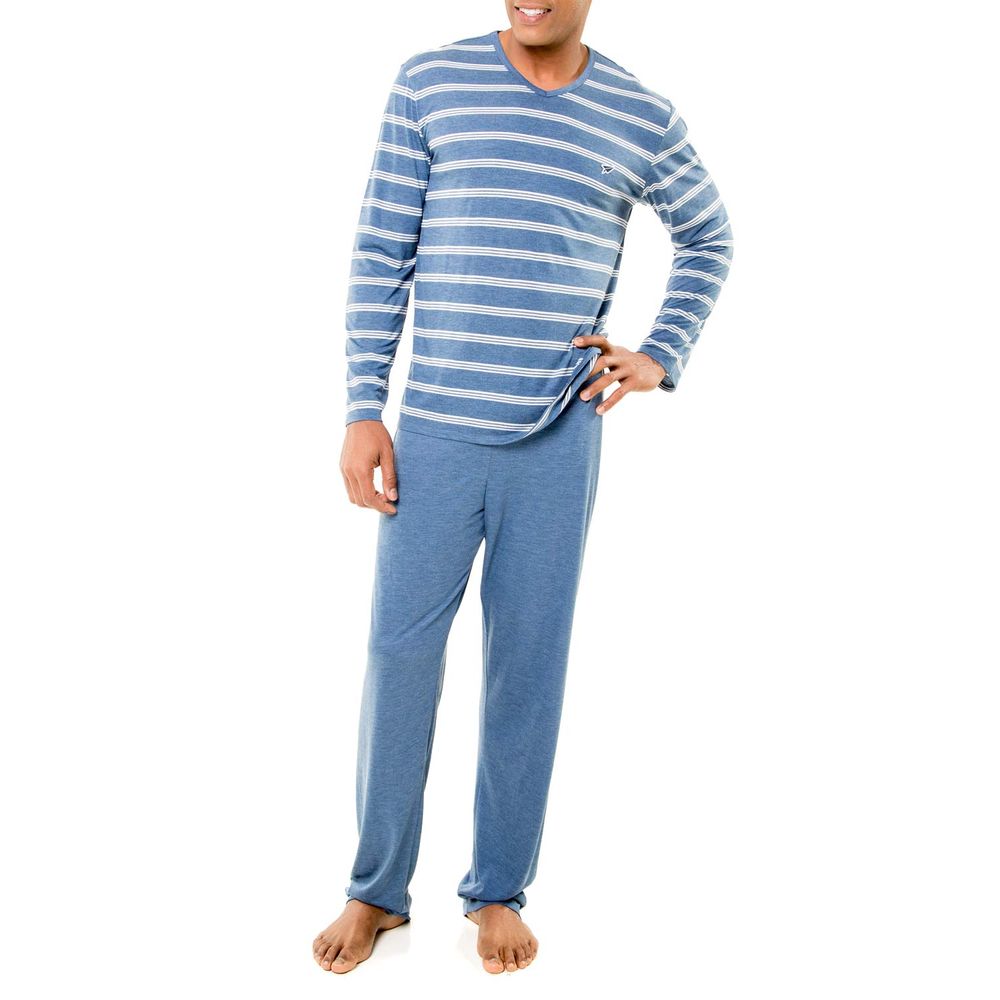 Pijama-Masculino-Recco-Longo-Viscolycra-Listras