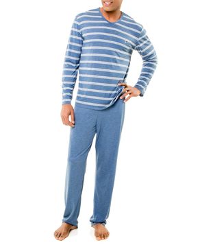 Pijama-Masculino-Recco-Longo-Viscolycra-Listras