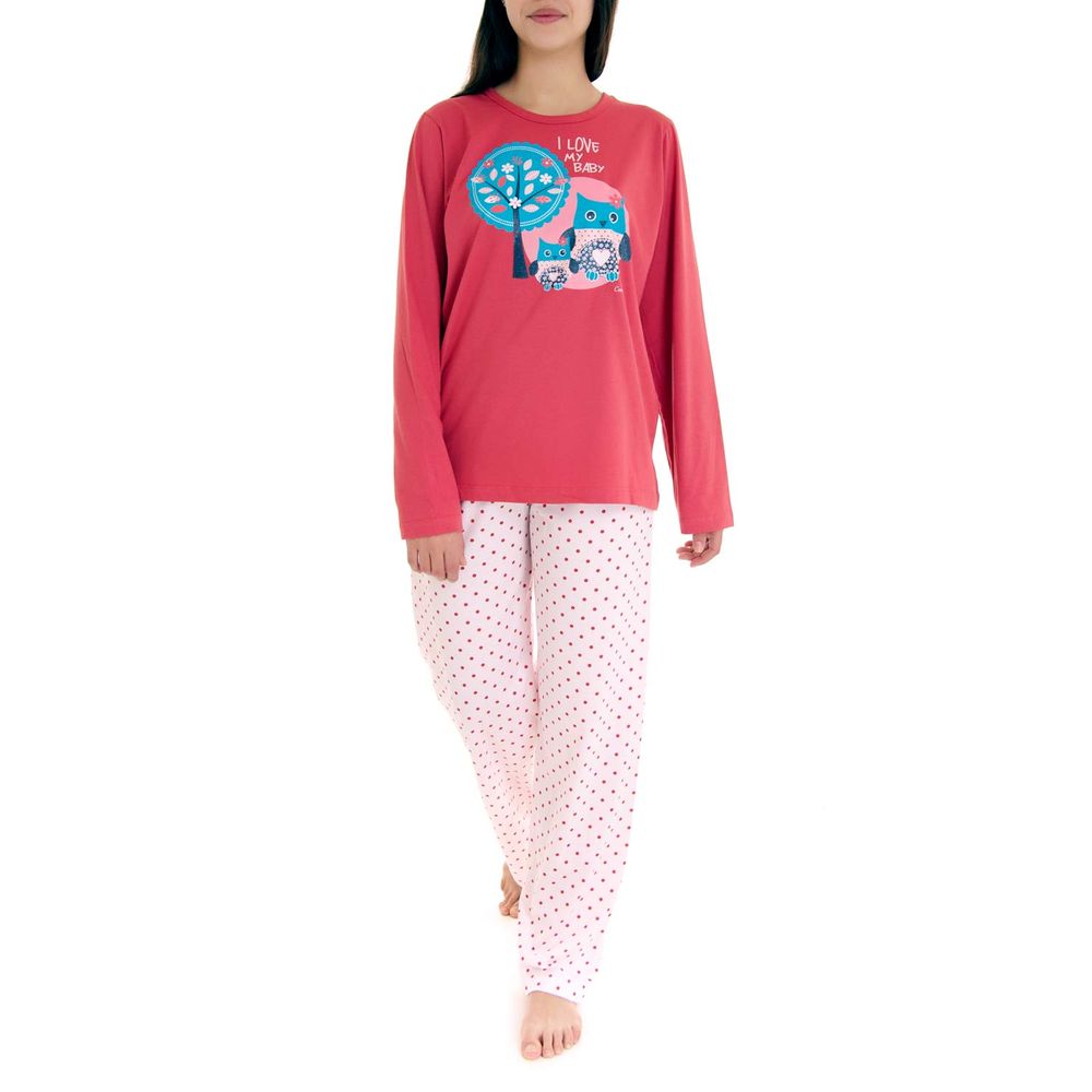 Pijama-Feminino-Compose-Longo-Coruja