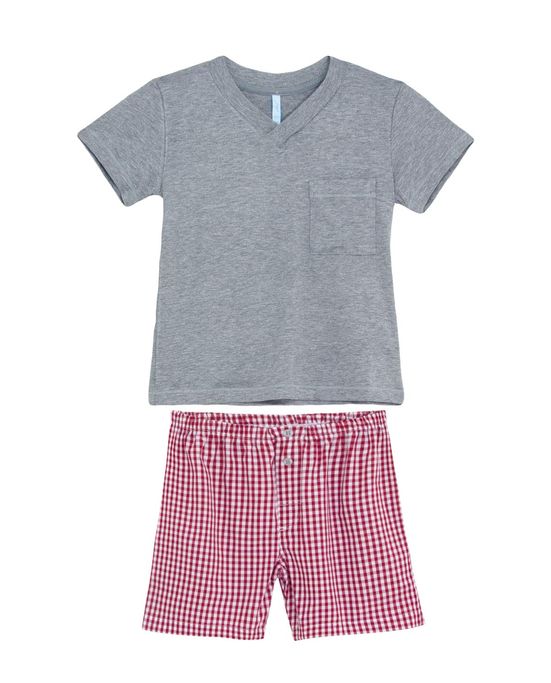 Pijama-Infantil-Masculino-Joge-Viscolycra-Short-Xadrez