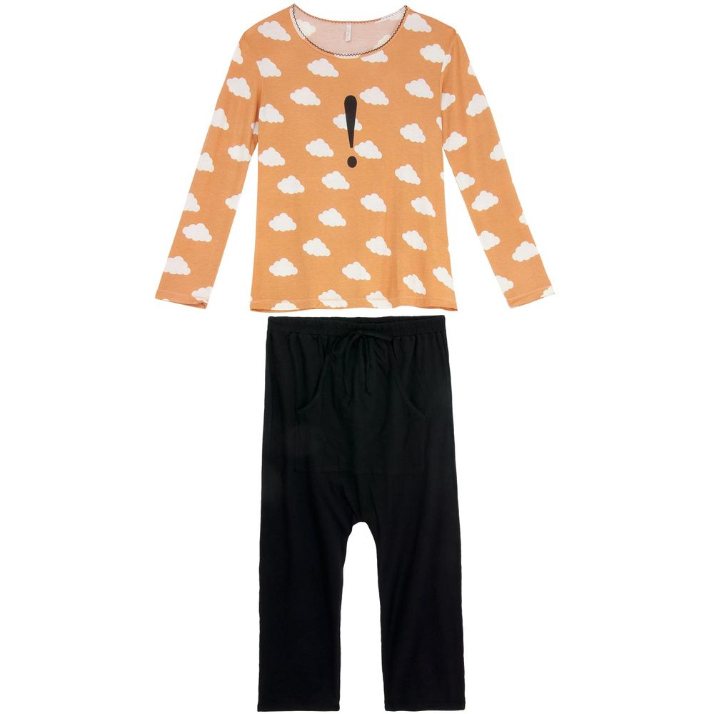 Pijama-Feminino-Joge-Longo-Viscolycra-Nuvens