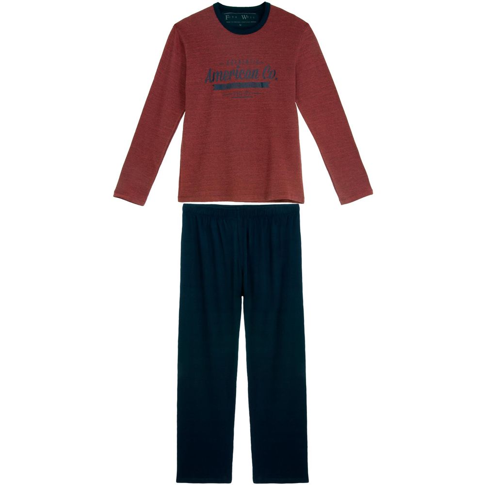 Pijama-Masculino-Fits-Well-Longo-Piquet-American