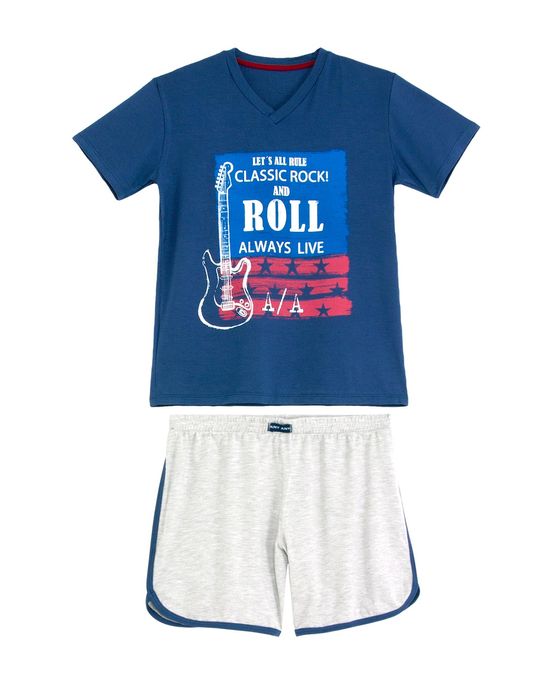 Pijama-Infantil-Masculino-Any-Any-Longo-Rock