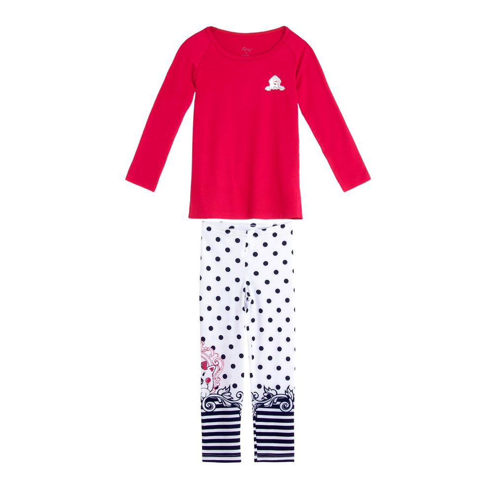 Pijama-Infantil-Feminino-Recco-Viscolycra-Calca-Poa