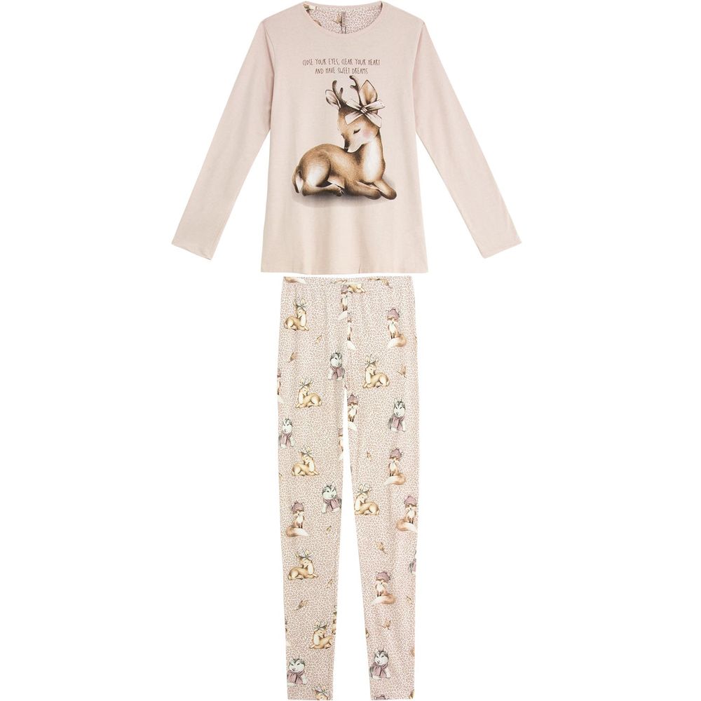 Pijama-Feminino-Lua-Lua-Legging-Algodao-Antilope