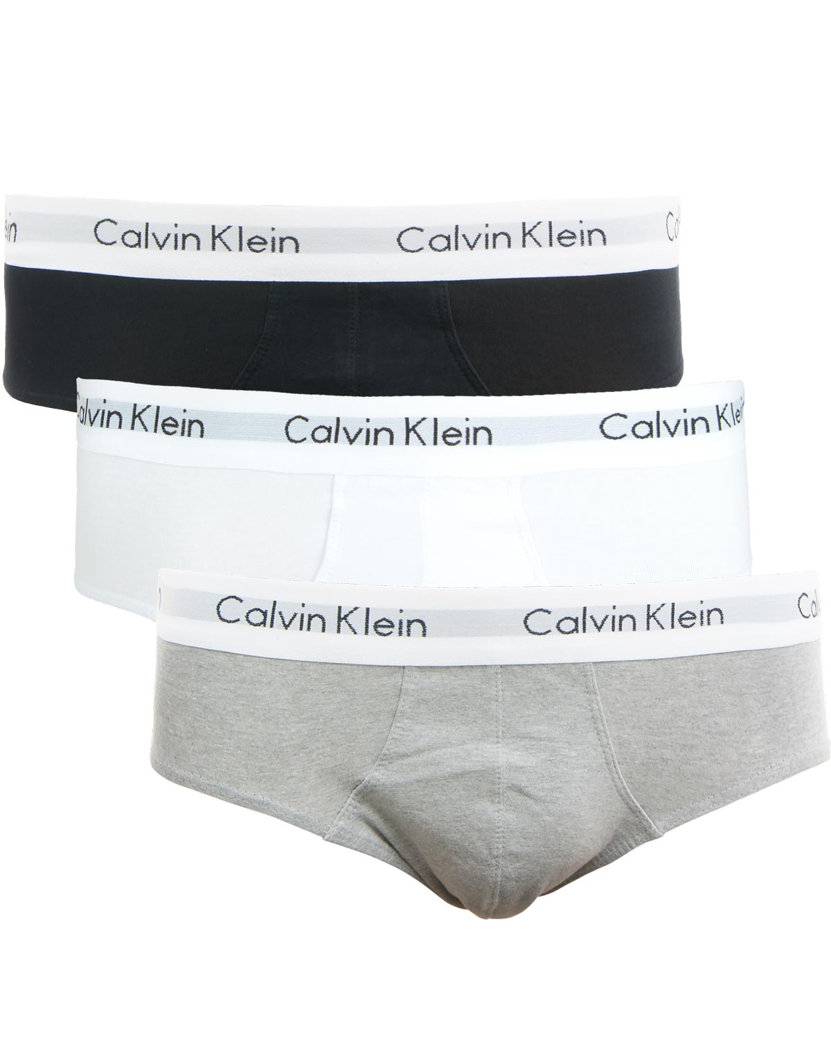 Kit 3 Cuecas Calvin Klein Brief Algodão 3 Cores - PijamaOnline