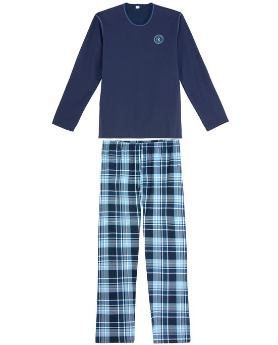 Pijama-Masculino-Recco-Calca-Xadrez-Flanela