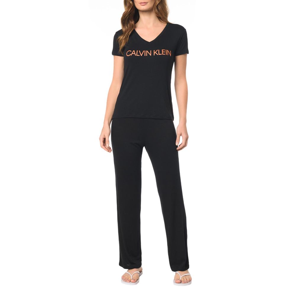 Pijama-Feminino-Calvin-Klein-Manga-Curta-Viscolycra