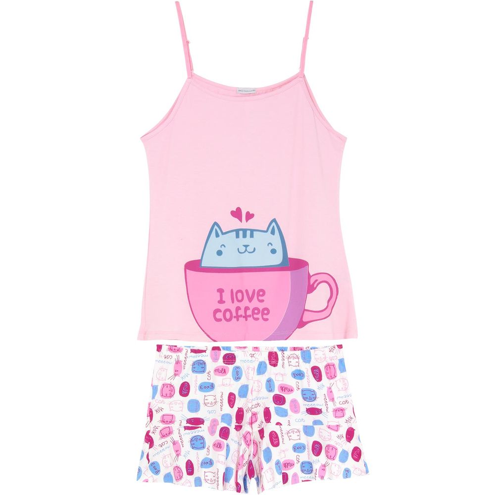 Shortdoll-Homewear-Viscolycra-Alca-Gato