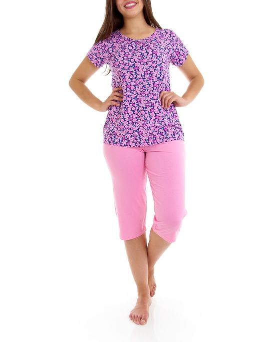 Secret Treasures Short Sleeve Capri Pajama