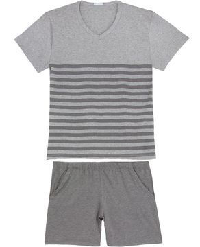 Pijama-Masculino-Homewear-Curto-Viscolycra-Listras