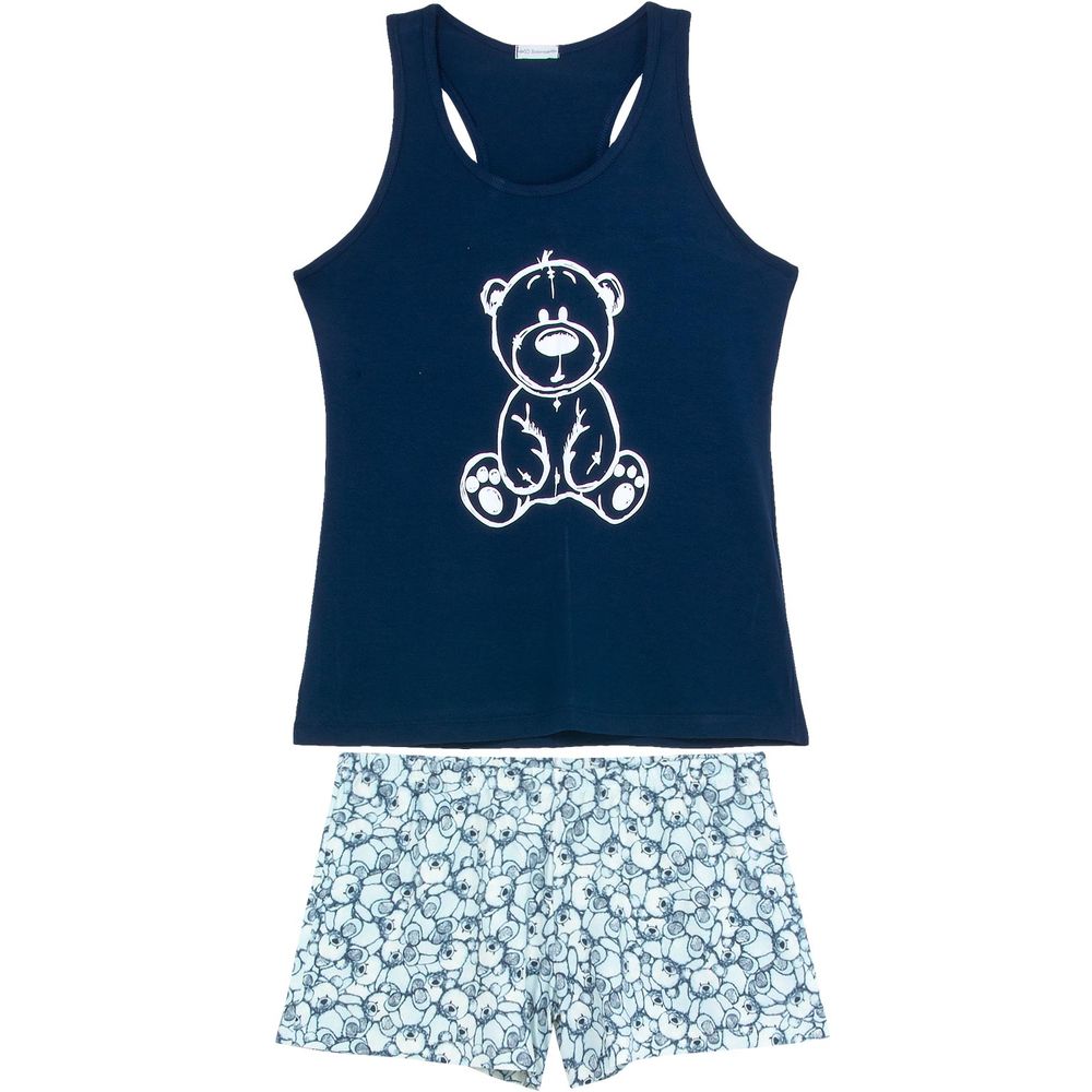 Shortdoll-Homewear-Regata-Nadador-Viscolycra-Urso