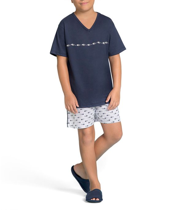 Pijama Infantil Masculino Lua Encantada Dragão