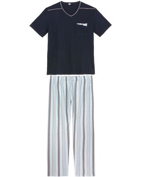 Pijama-Masculino-Recco-Algodao-Calca-Listras