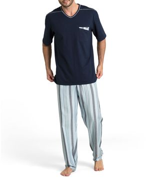 Pijama-Masculino-Recco-Algodao-Calca-Listras