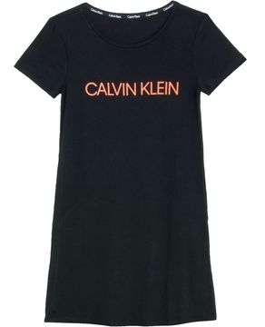 Camisola-Calvin-Klein-Viscolycra-Midi-Logo-Laranja