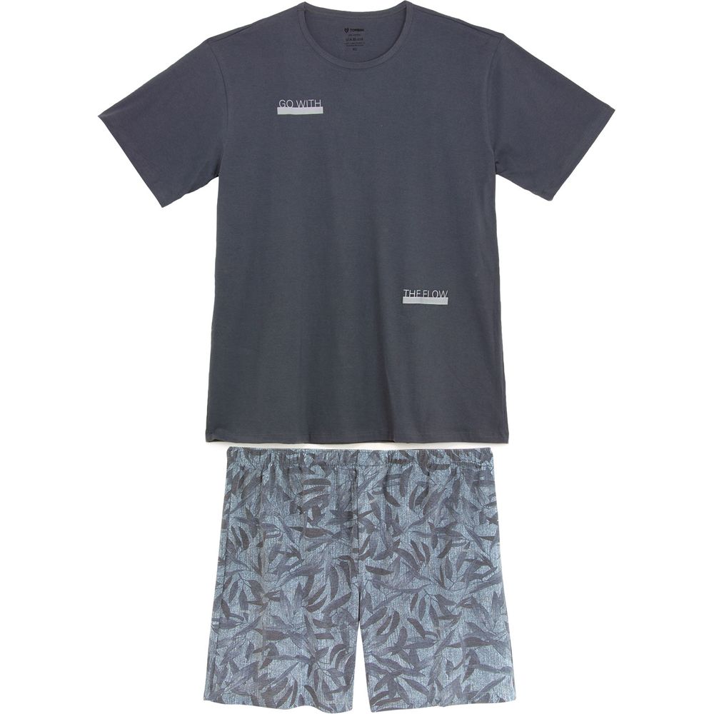 Pijama-Plus-Size-Masculino-Tombini-Algodao-Bermuda