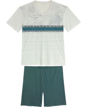 Pijama-Masculino-Recco-Bermuda-Microfibra-Etnico