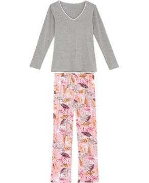 Pijama-Feminino-Daniela-Tombini-Viscolycra-Microfibra-Floral