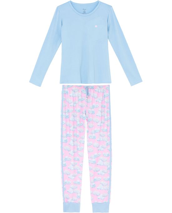 Pijama-Feminino-Recco-Viscolycra-Calca-Nuvens
