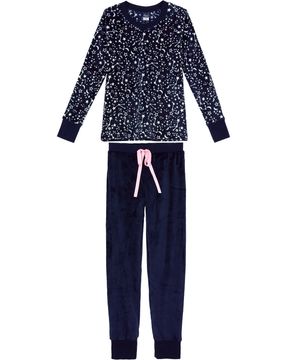 Pijama-Feminino-Recco-Longo-Soft-Estrelas