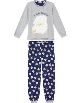 Pijama-Plus-Size-Feminino-Lua-Cheia-Moletinho-Ovelha