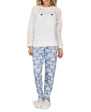 Pijama-Feminino-Lua-Cheia-Moletinho-Ursos-Peluciado