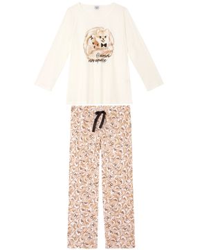 Pijama-Plus-Size-Feminino-Lua-Encantada-Algodao-Spitz