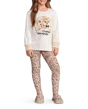Pijama-Infantil-Legging-Lua-Encantada-Meletinho-Spitz