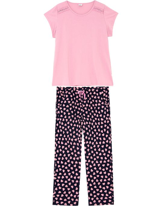 Pijama-Plus-Size-Feminino-Lua-Encantada-Coracoes