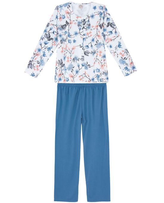 Pijama-Plus-Size-Feminino-Toque-Intimo-Moletinho-Floral