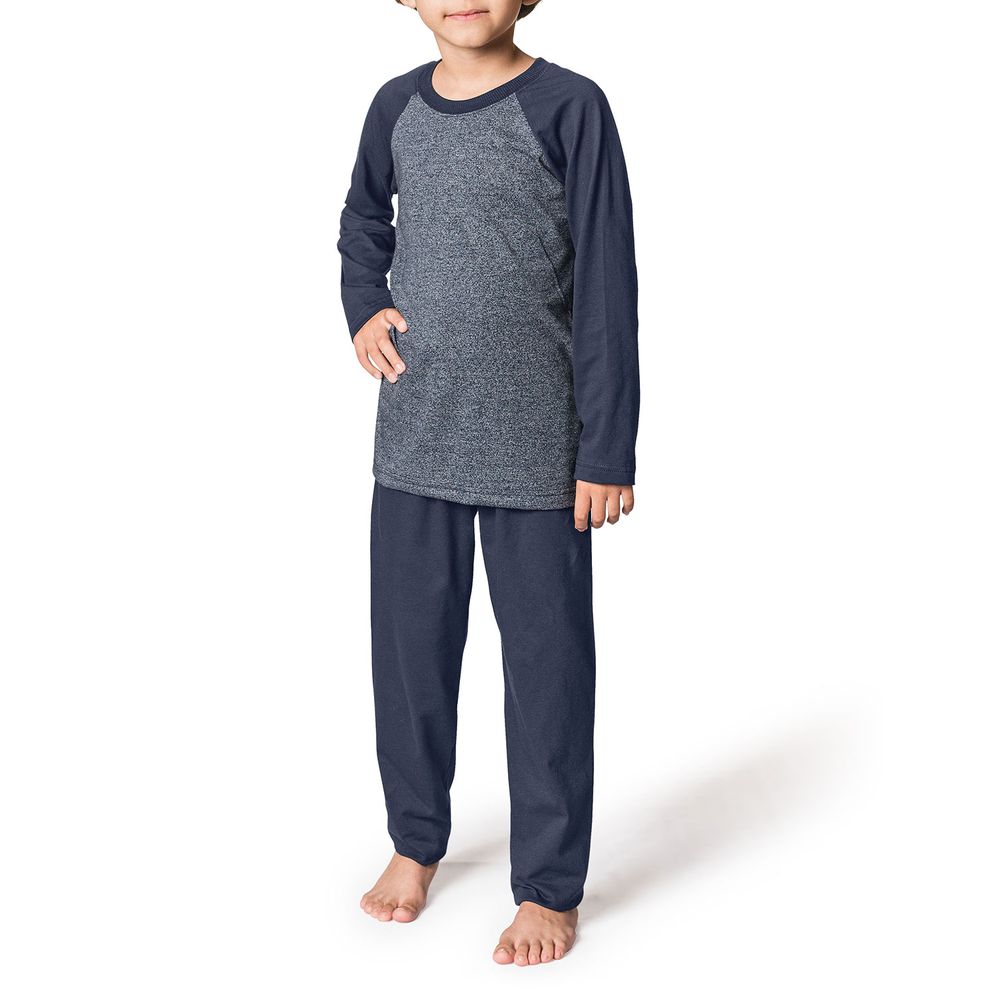 Pijama-Infantil-Masculino-Toque-Intimo-Algodao-Mescla
