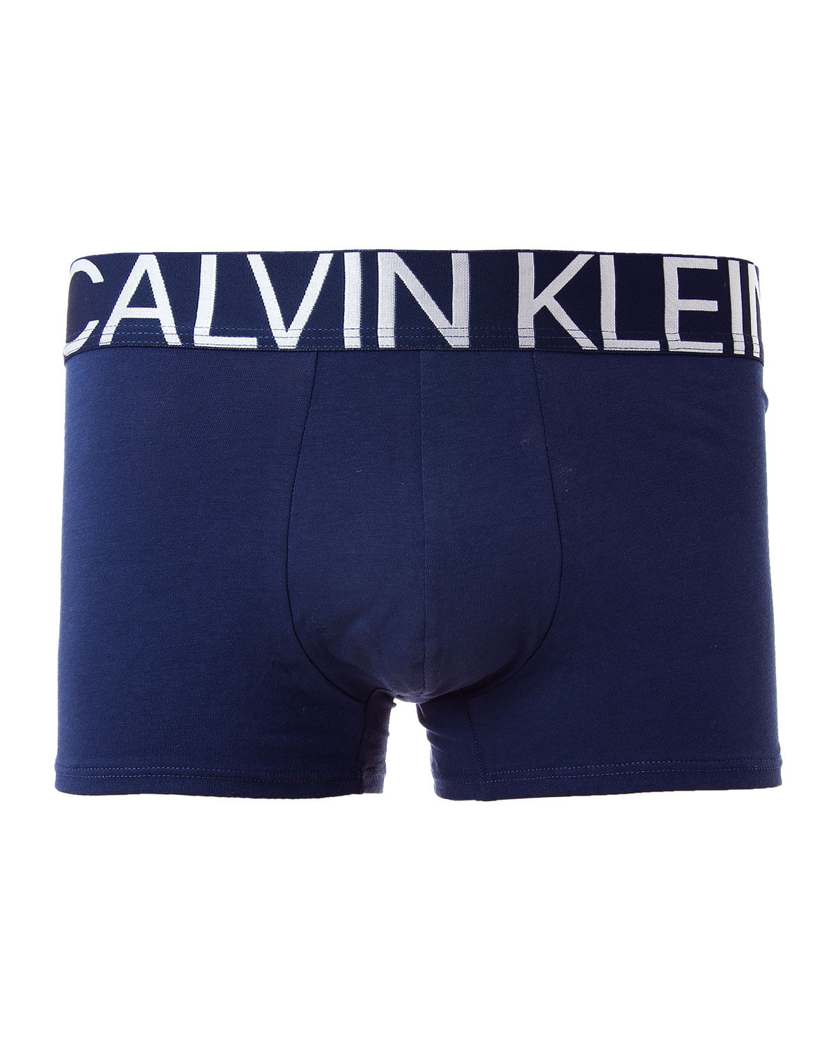 Cueca Calvin Klein Trunk/Boxer Azul Marinho Algodão/Elastano - G