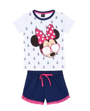 Pijama-Juvenil-Feminino-Disney-Algodao-Minnie-Oculos
