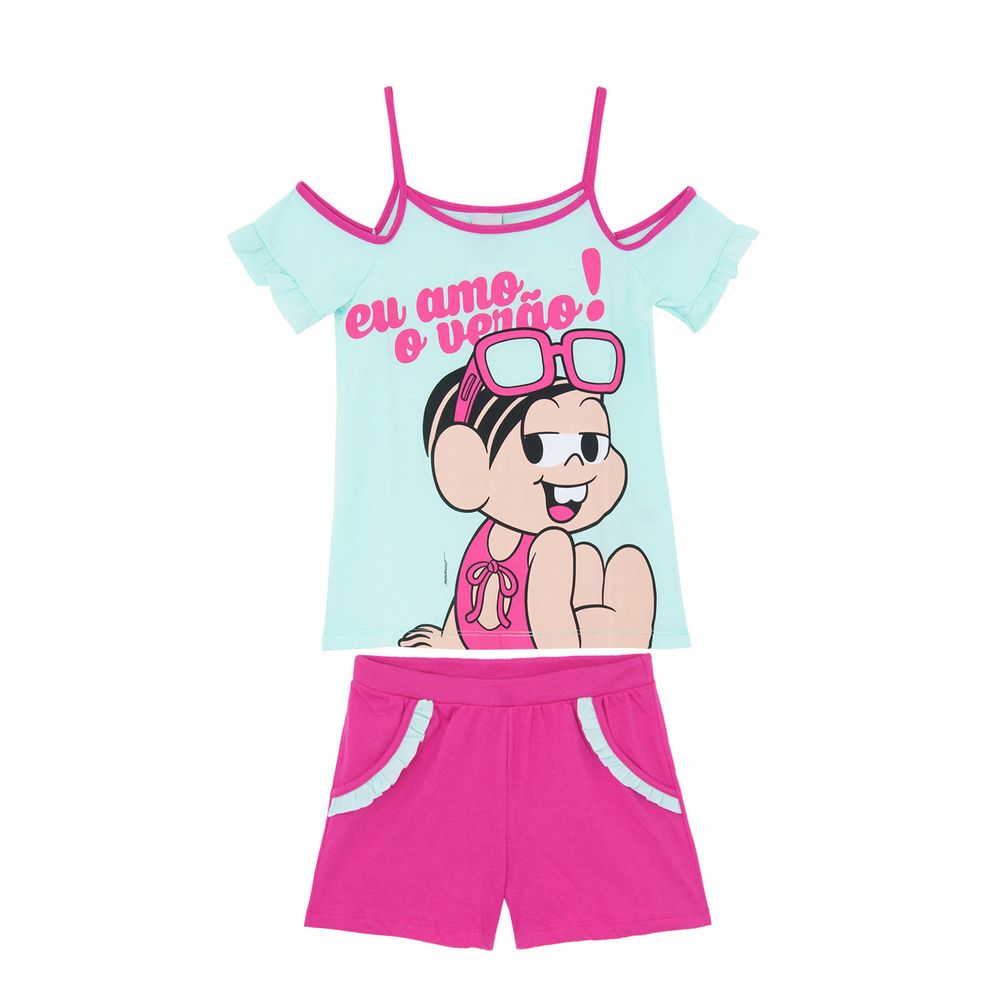 Pijama-Juvenil-Feminino-Turma-da-Monica-Praia-Algodao