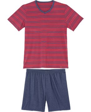 Pijama-Curto-Masculino-Recco-Viscoflex-Listras