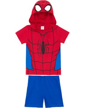 Pijama-Infantil-Masculino-Marvel-Capuz-Homem-Aranha